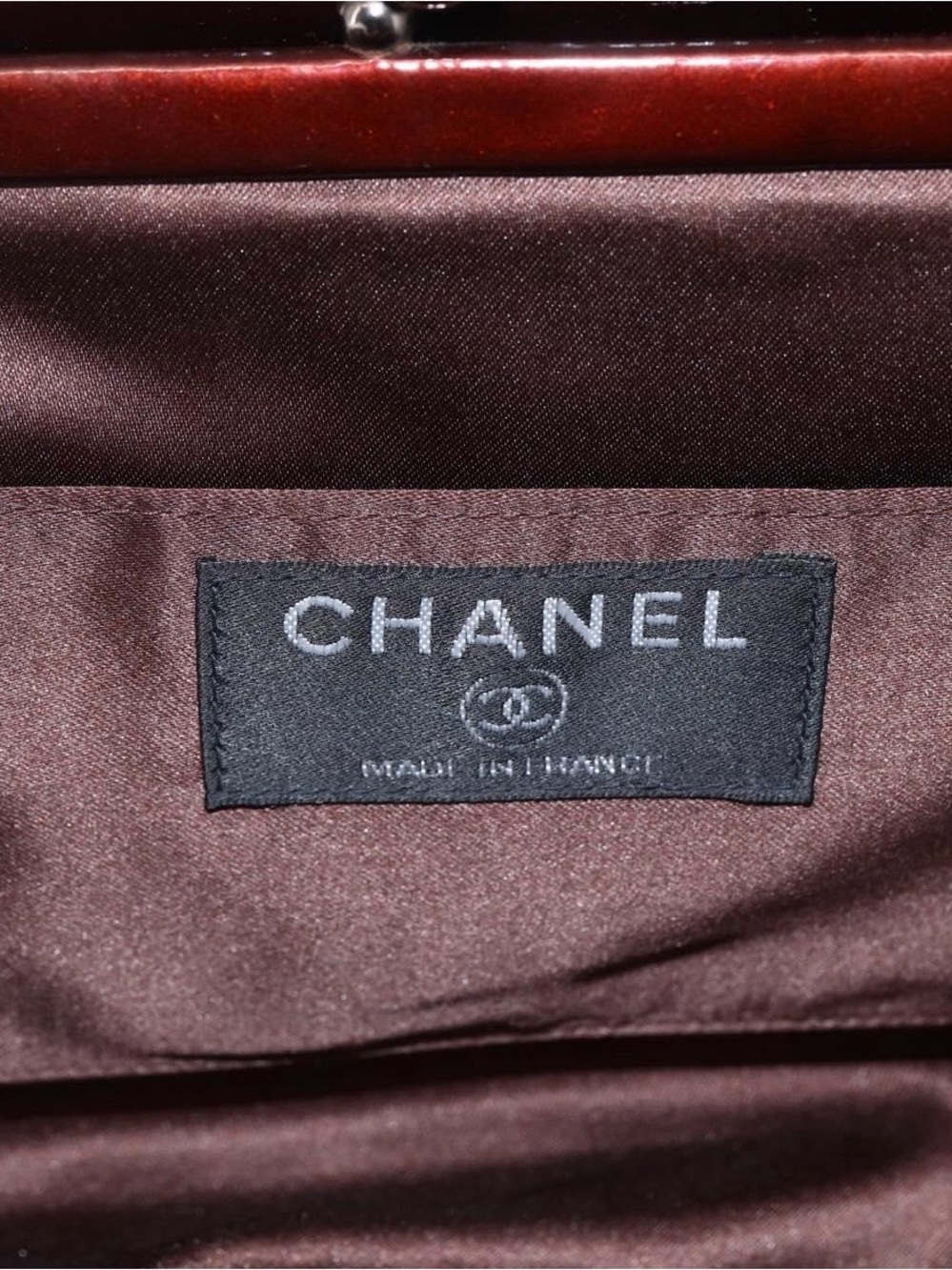 CHANEL Chocolate Bar Patent Shoulder Bag Honey Yellow - Picture 7 of 15
